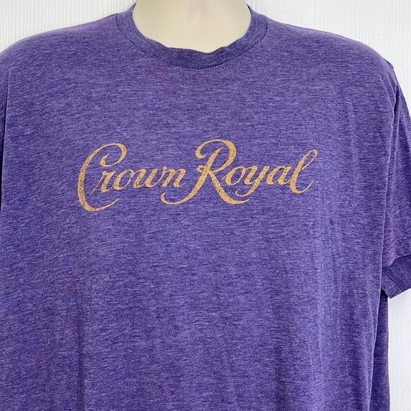 Crown Royal - Purple Crown Royal Graphic Short Sleeve T Short Size XL - Picture 3 of 8